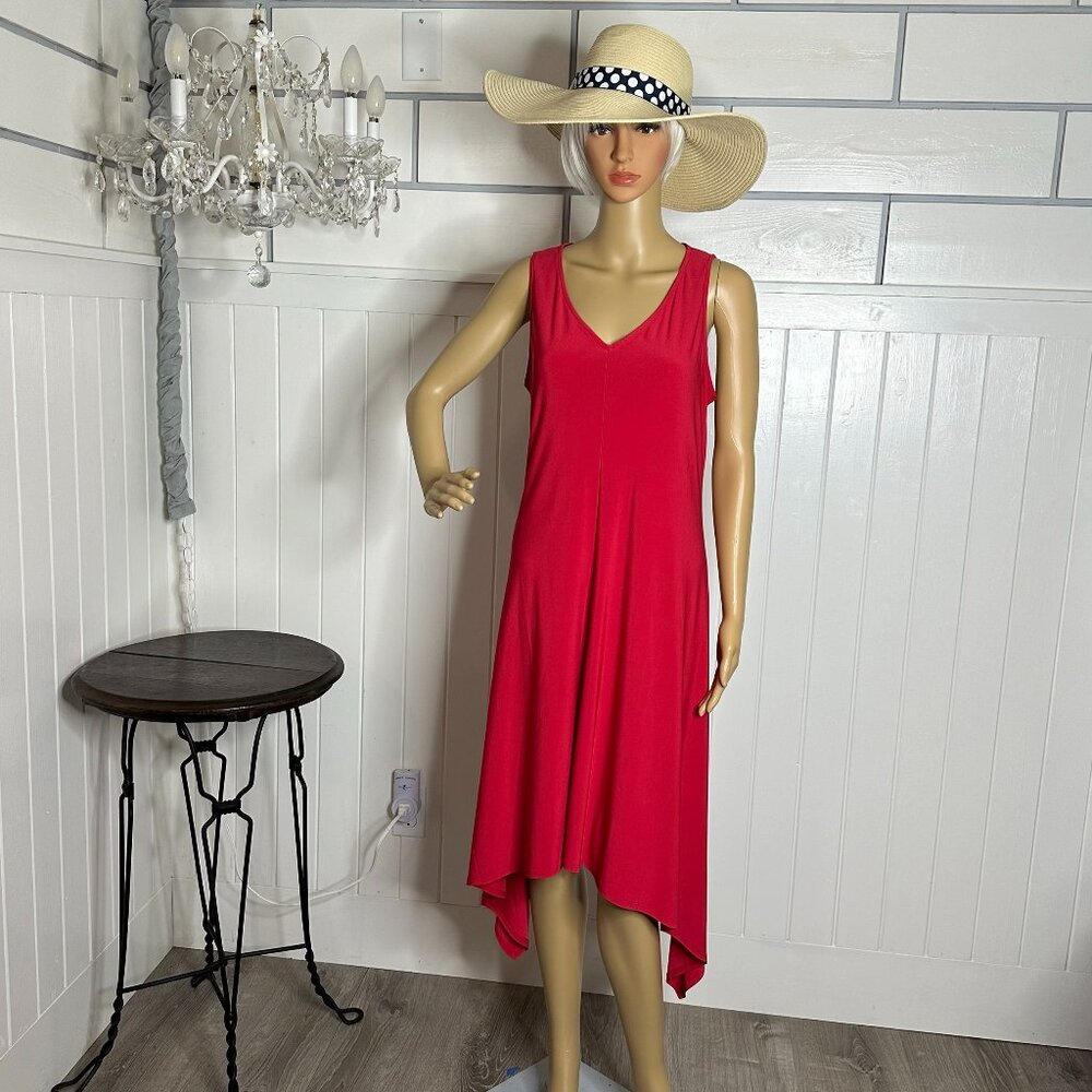 NEW Hudsen Harper Red Dress NEVER WORN, Great for Travel Size XL made in USA